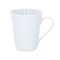 hrnek 480ml, kónický, bílý porcelán