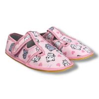 Froddo G1700421-4 – dívčí barefoot bačkory starorůžové s jednorožcem