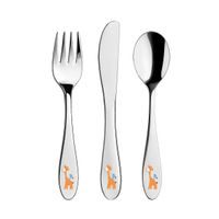 Jídelní dětské příbory ŽIRAFA 3 díly