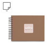 Hama album klasické spirálové FINE ART 18,5x15 cm, 30 stran, nová černá, bílé listy