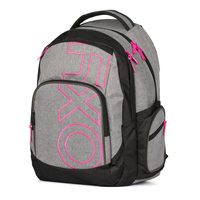 Studentský batoh OXY Style GREY LINE Pink 7-69718