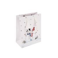 Dárková taška SNĚHULÁK 14x7x18 cm