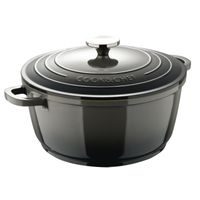 BERGNER Kastrol litinový s poklicí EXCALIBUR 20 cm šedá BG-36100-GY