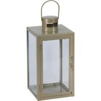 PROGARDEN Lucerna kovová sada 2 ks 18 / 14 cm zelená KO-NB1251580