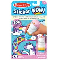 MELISSA & DOUG STICKER WOW SAMOLEPKY JEDNOROŽCI