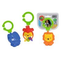 Chrastítko s kroužkem k zavěšení, 3 druhy