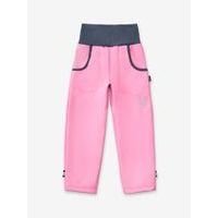 Dětské softshellové kalhoty s fleecem Basic, Růžová
