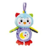 CLEMENTONI Clemmy baby - Interaktivní plyšová sovička s nočním světlem a zvuky