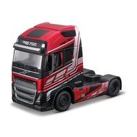 Bburago Bburago - Haulers custom cabs, Volvo FH16 Globetrotter 750 XXL, červená, 1:43