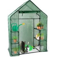 KINZO Zahradní foliovník se vstupem 6 polic 195x73x143 mm ED-219566