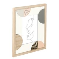 Hama portrétový rámeček dřevěný VALLE, 10x15 cm, bílá