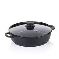 KELA Pánev Atura litý hliník černá 28 cm 3,5l KL-15178