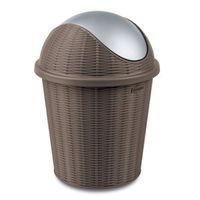 koš odp.10l ELEGANCE mocca, výkl., ratan d28x30,5cm