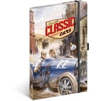 Notes Classic Cars – Václav Zapadlík, linkovaný, 13 × 21 cm Baagl