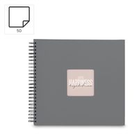 Hama album klasické spirálové FINE ART 18,5x15 cm, 30 stran, nová černá, bílé listy