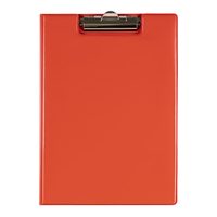 Dvojdeska A4 plast červená skřipec