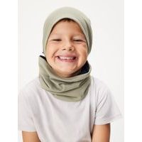 Dětská čepice z teplákoviny Basic, Khaki