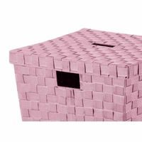 KELA Koš na prádlo Hedda směs bavlna/polyester bílo-černá 57,0 cm 40,0 cm KL-24453