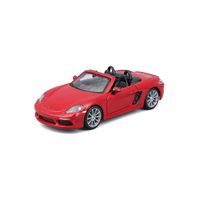 Bburago Bburago - Auta HOBBY, Porsche 718 Boxster, červená, 1:32