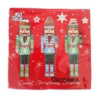 PROCOS UBROUSKY VÁNOČNÍ PŘÁNÍ 3VRSTVÉ 33X33CM