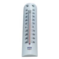 teploměr univ. 27,5cm, -40°C+50°C, bílý plast