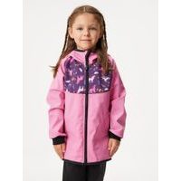 Unuo Dětská softshellová bunda s fleecem Basic, Růžová, Jednorožci