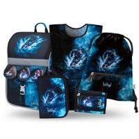 BAAGL SET 5 Zippy Hokej: aktovka, penál, sáček, zástěra, peněženka