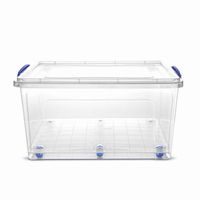 box 42,0l CLEAR, 55x37x29cm+koleč., plast