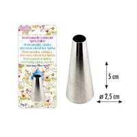 špička d25x50mm KULATÁ TRY-2, zdobící, NR