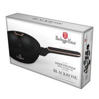 BERLINGERHAUS Pánev hluboká s titanovým povrchem a poklicí 24 cm Black Rose Collection BH-8352