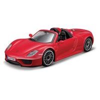 Bburago Bburago - Auta HOBBY, Plus, Porsche 918 Spyder, červená, 1:24