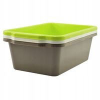 dřez 25,0l hranatý MIX barev, 57,8x37,8x18,7cm, pevný plast