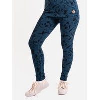 Unuo, Batolecí softshellové kalhoty s fleecem Basic, Černá, Květiny