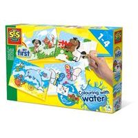 Moje první malování štětcem a vodou