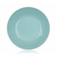 talíř d20cm hluboký, DIWALI, tyrkys, tvrz.sklo