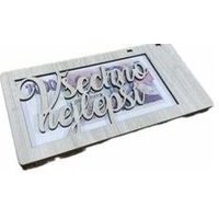 krabička na peníze, VŠECHNO NEJLEPŠÍ, sv.dřevo