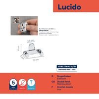 KELA Držák na ručníky nerez LUCIDO 3 ramena KL-22699