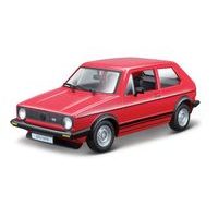 Bburago Bburago - Auta HOBBY, Plus, Volkswagen Golf Mk1 GTI (1979), červená, 1:24