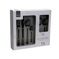 HIT SADA PŘÍBORŮ 42 KS ČERNÁ