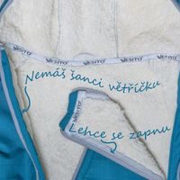 ESITO Rostoucí zimní softshellová kombinéza Lamb Navy Blue - modrá