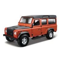 Bburago Bburago - Auta HOBBY, Land Rover Defender 110, metal hnědá, 1:32