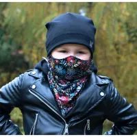 ESITO Zimní palcové rukavice softshell s beránkem Red