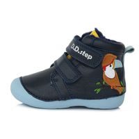 DDstep dětské zimní boty W015-953B - Royal Blue