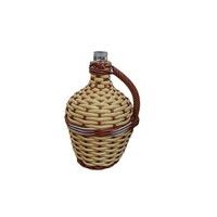 demižon 2l opletený, skutečný objem 3l