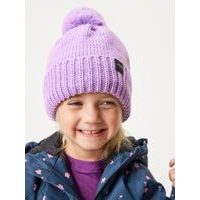 Unuo Dětská čepice pletená Bobble, Lila