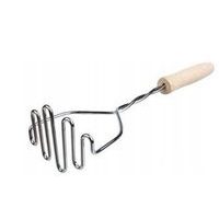 mačkadlo brambor SPIRÁLA 8,5x6,5x29,5cm, kov/dřevo