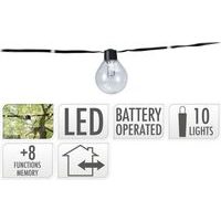 řetěz 2,4m, PÁRTY "ŽÁROVKA", 10LED, na baterie