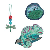 Doplňková sada obrázků MAGIC MAGS Tropický chameleon k aktovkám GRADE, SPACE, CLOUD, 2v1 a KID