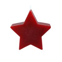 TORO SVÍČKA HVĚZDA, ČERVENÁ, 375G, 14,1x4,5x13,8 CM_hamashop
