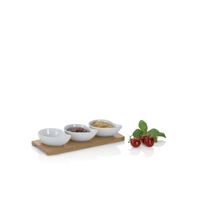 KELA Sada porcelánových misek Philipa 4 ks KL-12262